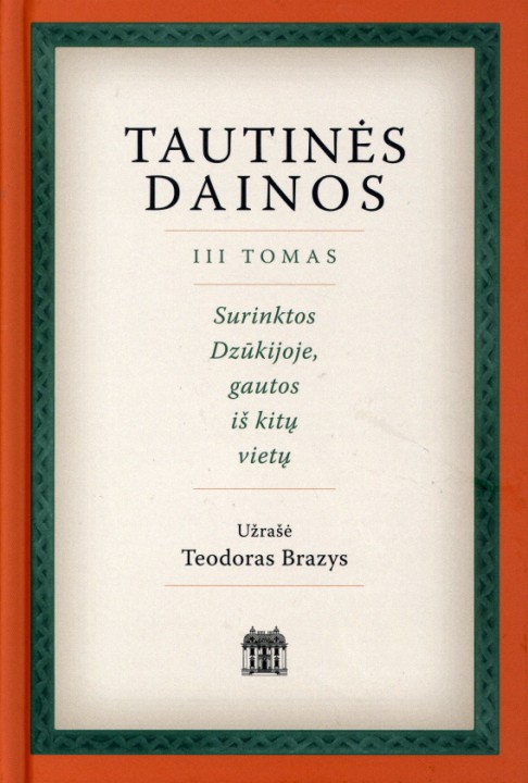 Tautinės dainos. T. 3