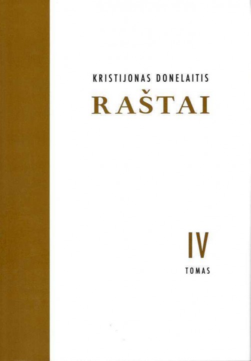 Kristijonas Donelaitis. Raštai. T. 4