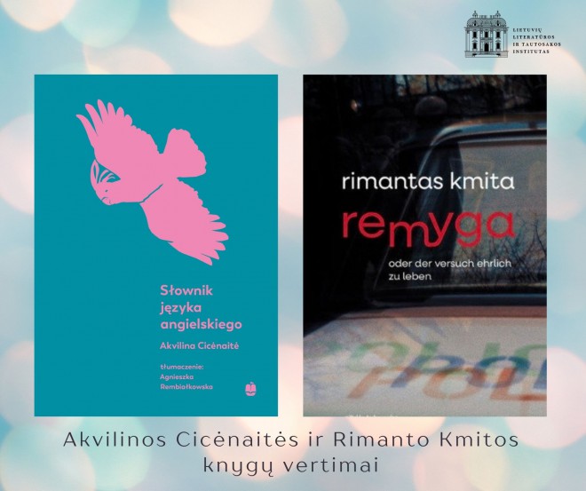 Rimanto Kmitos ir Akvilinos Cicėnaitės knygos išverstos į lenkų ir vokiečių kalbas