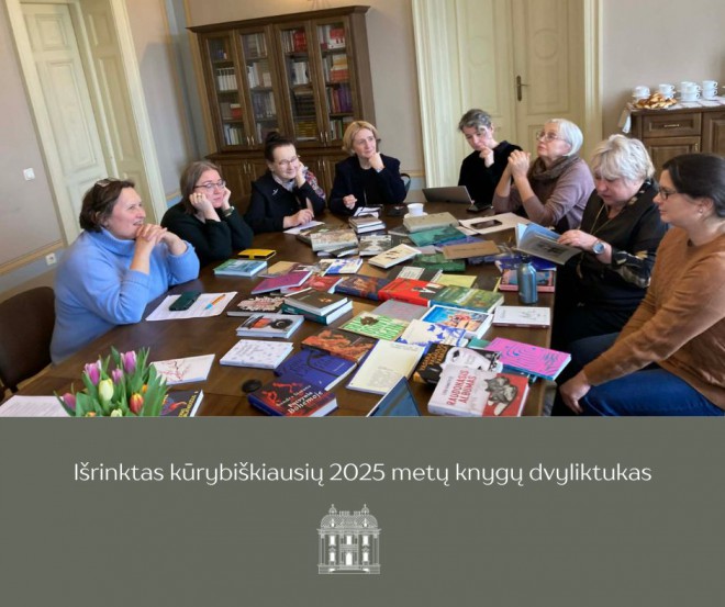 Išrinktas kūrybiškiausių 2025 metų knygų dvyliktukas