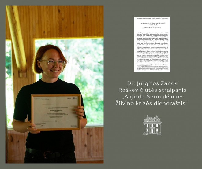 Konkurso „Metų straipsnis“ laureatė – dr. Jurgita Žana Raškevičiūtė