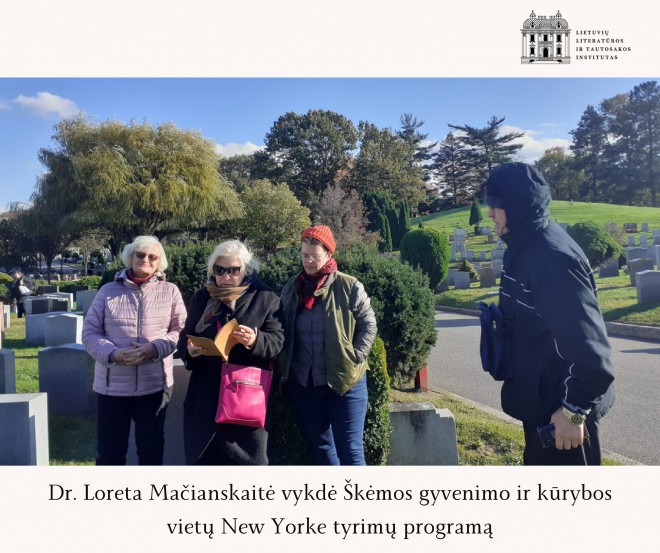 Dr. Loreta Mačianskaitė vykdė Škėmos gyvenimo ir kūrybos vietų New Yorke tyrimų programą