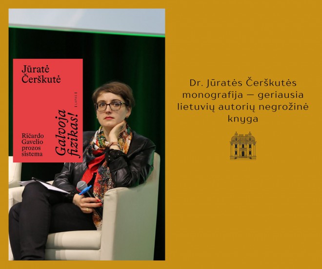 Dr. Jūratės Čerškutės monografija — geriausia lietuvių autorių negrožinė knyga